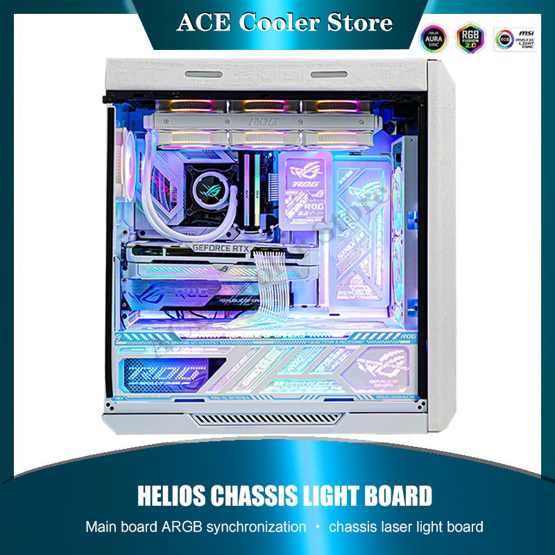 Pc Gaming Case - RGB зеркальный корпус для ПК, задняя