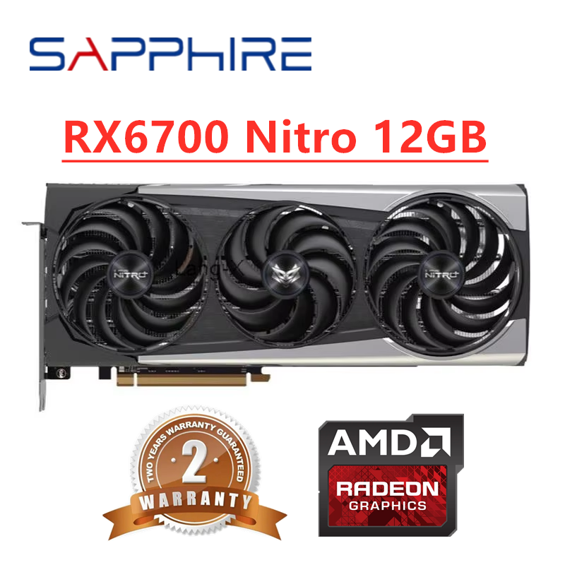 Pc Gaming Ff - Видеокарта GPU Sapphire RX 6700 XT