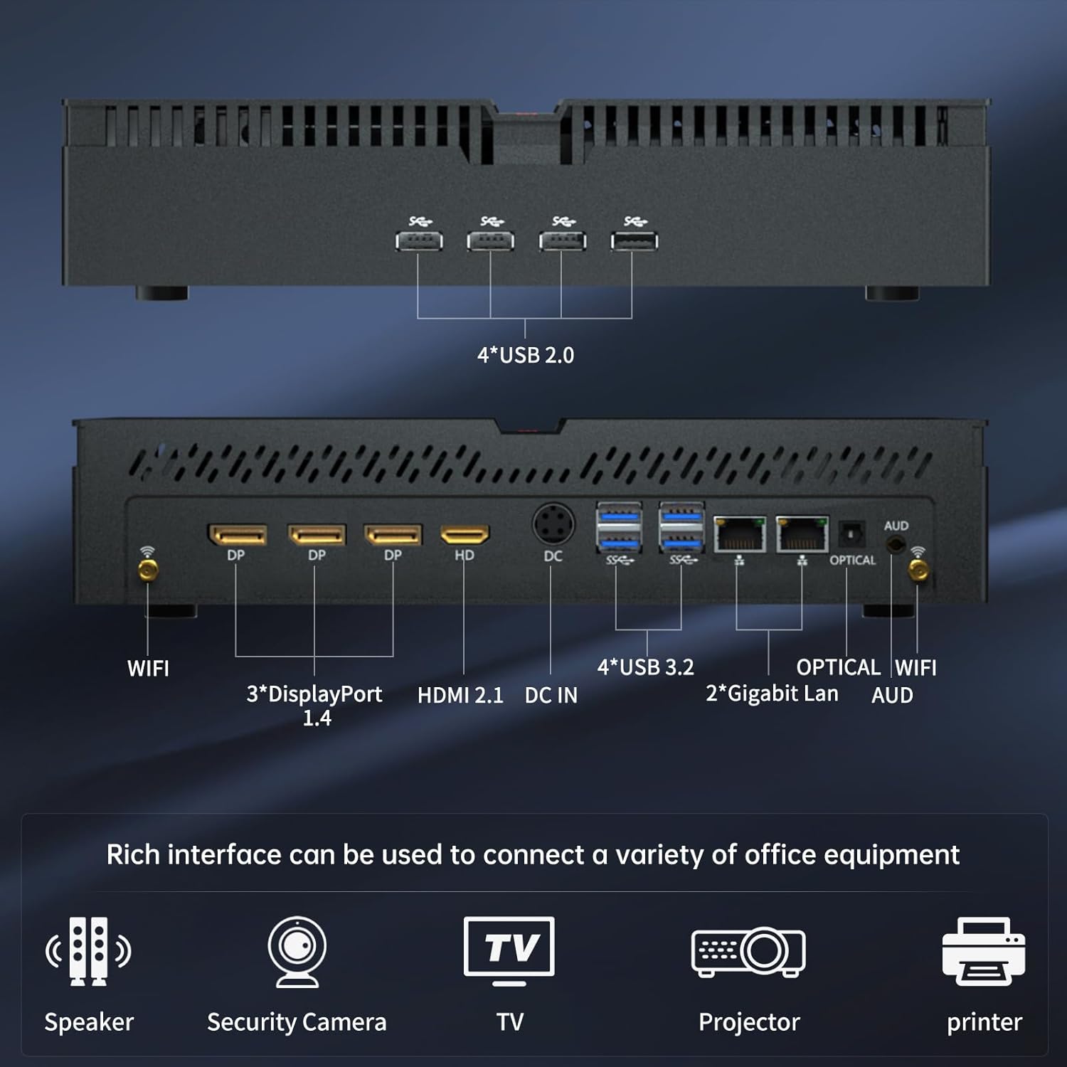 Pc Gaming I7 14Th Gen - Игровой мини-ПК Partaker Gaming, 14-го поколения,