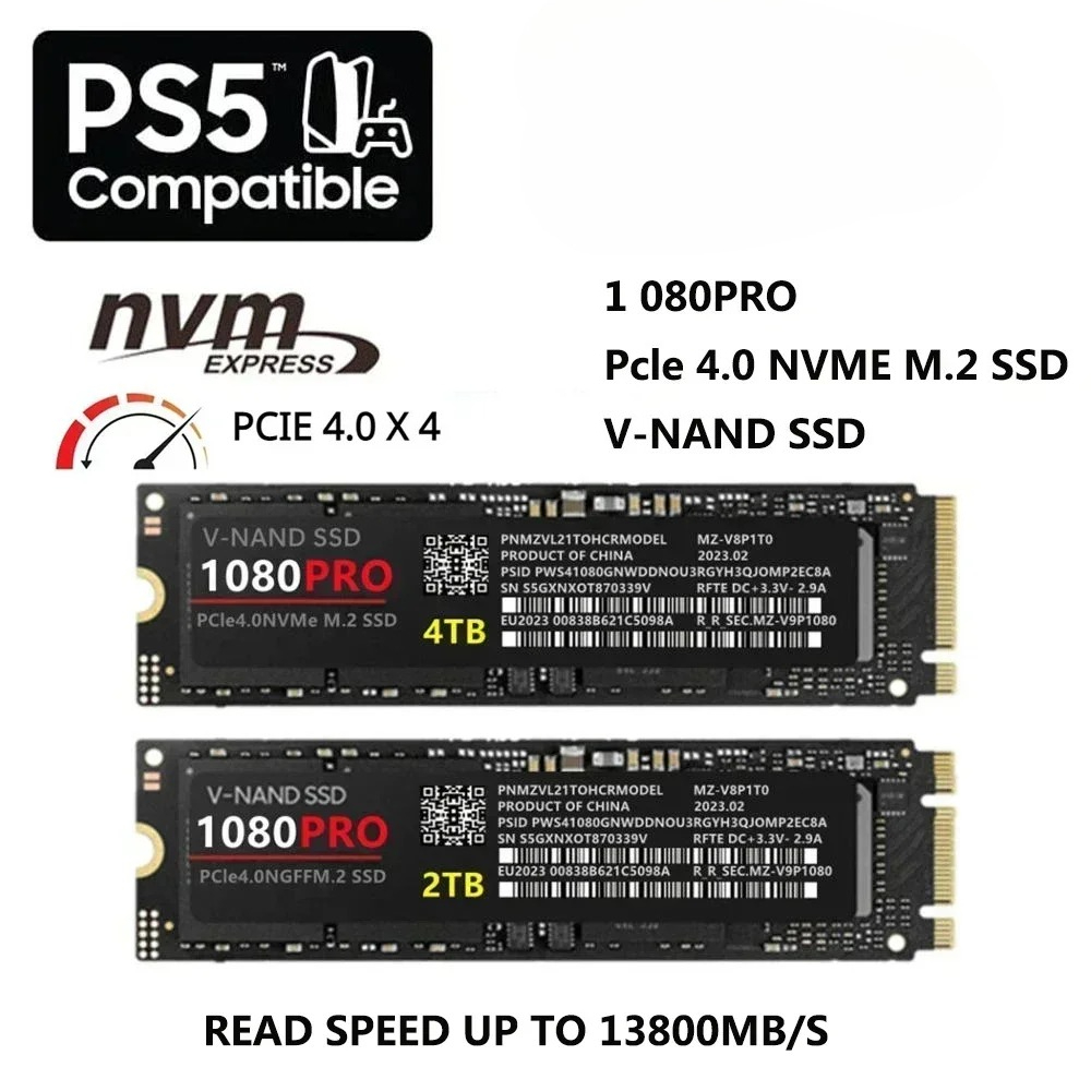 Pc Gaming Second - Твердотельный накопитель 2026 1080PRO PCIe 4.0
