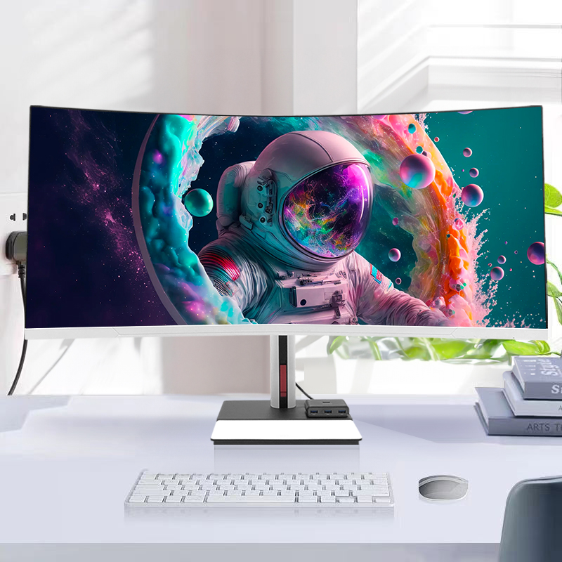 Pc Gaming Set - 34-дюймовый изогнутый монитор 4K для настольного