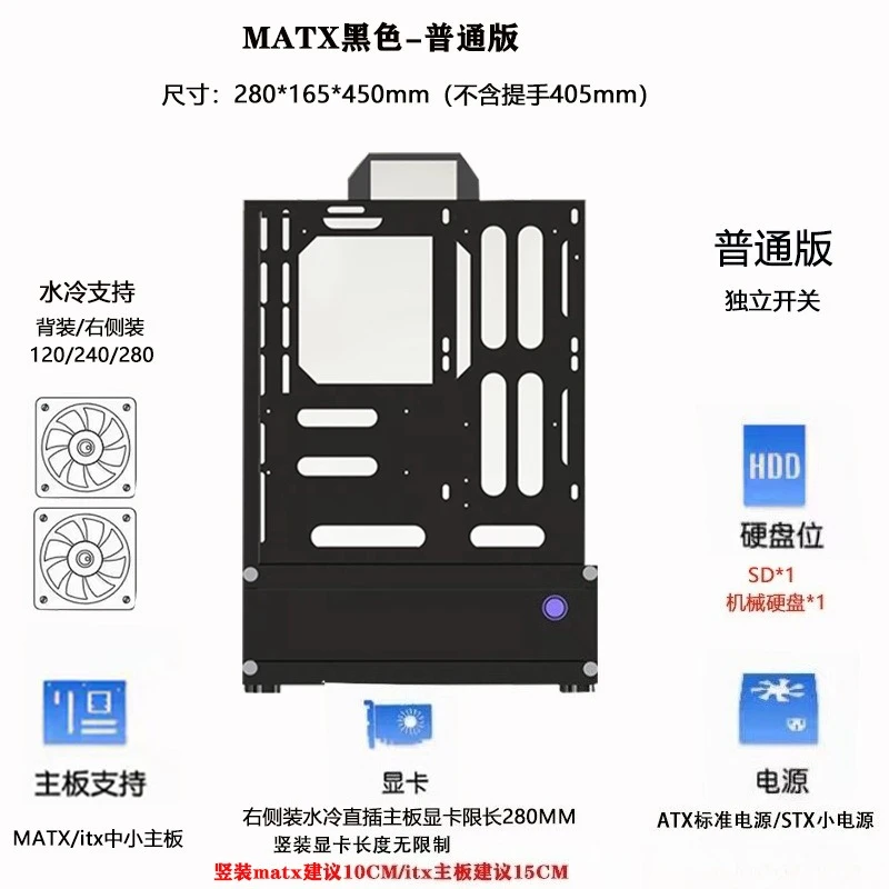 Открытый корпус 240/360 с водя – обзор и цена Pc Gaming Case