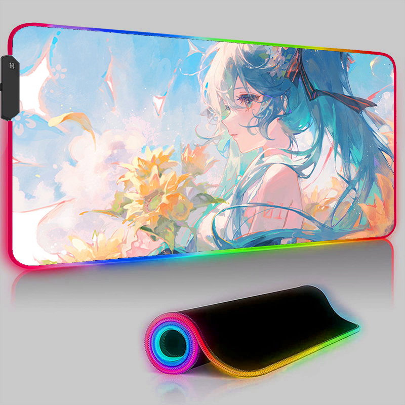Розовый коврик для мыши Kawaii – обзор и цена Pc Gaming Hatsune Miku