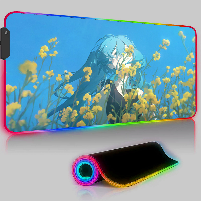 Розовый коврик для мыши Kawaii – обзор и цена Pc Gaming Hatsune Miku