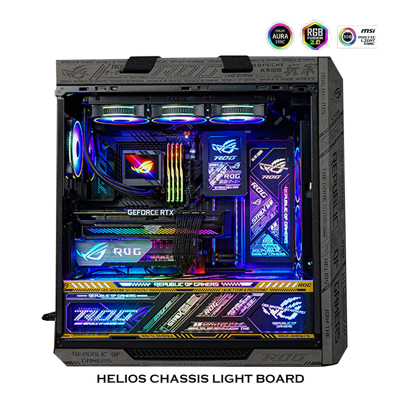 RGB зеркальный корпус для ПК,  – обзор и цена Pc Gaming Case