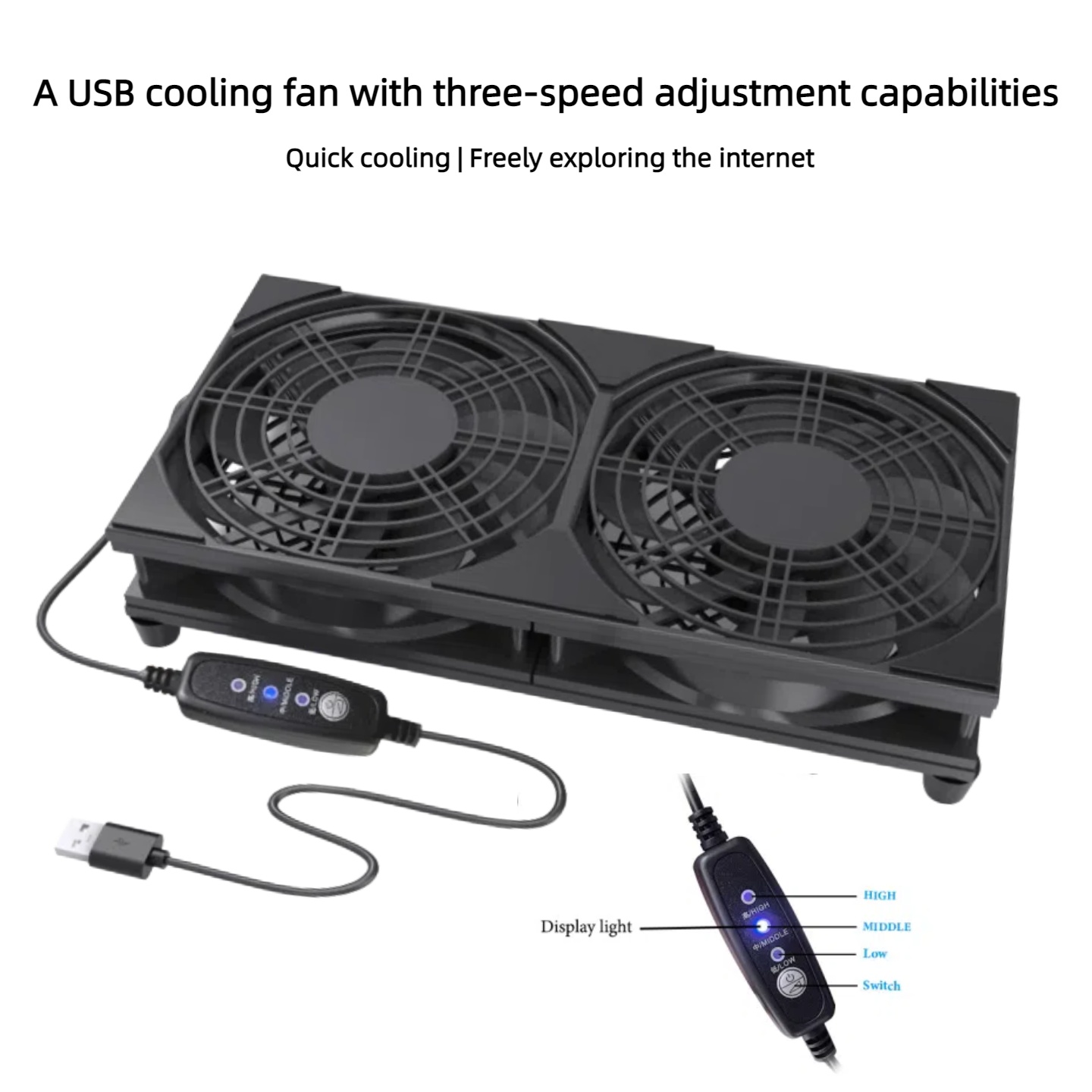 Двойной USB-вентилятор с 3-ско – обзор и цена Pc Gaming Ff