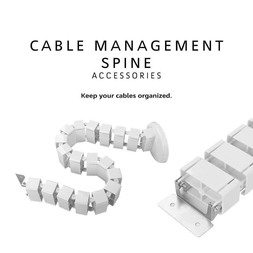 ISRTAO Белый органайзер для ка – обзор и цена Desk Cable Organizer