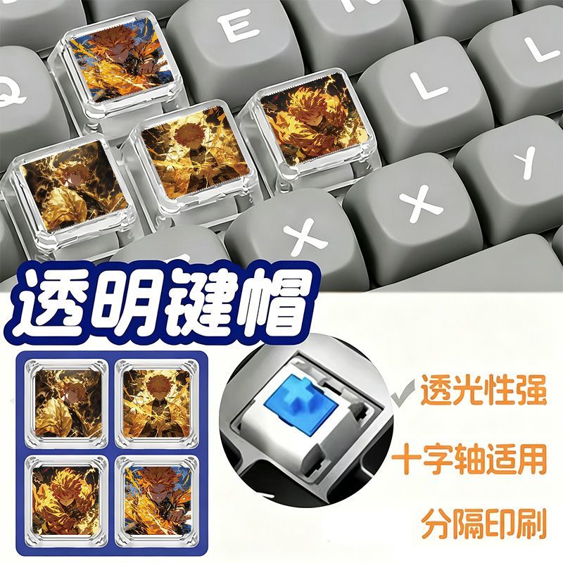 Клавишный кейкап Demon Slayer  – обзор и цена Mechanical Keyboard
