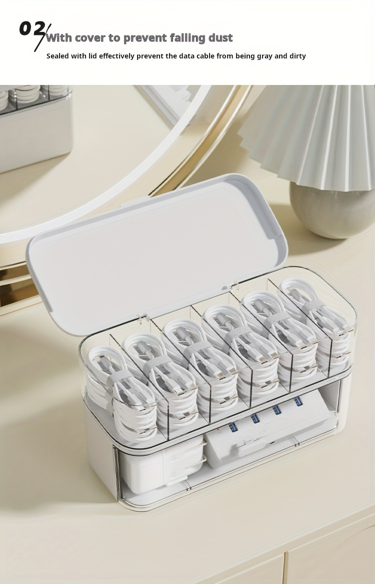 Двухслойный прозрачный настоль – обзор и цена Desk Cable Organizer