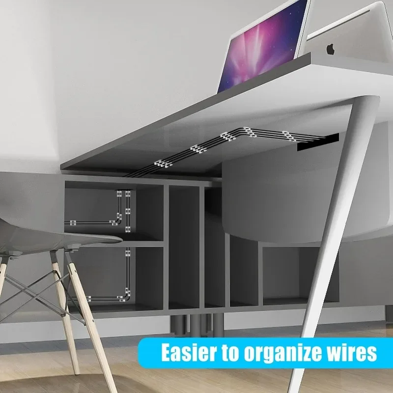 Держатель для проводов, настен – обзор и цена Desk Cable Organizer