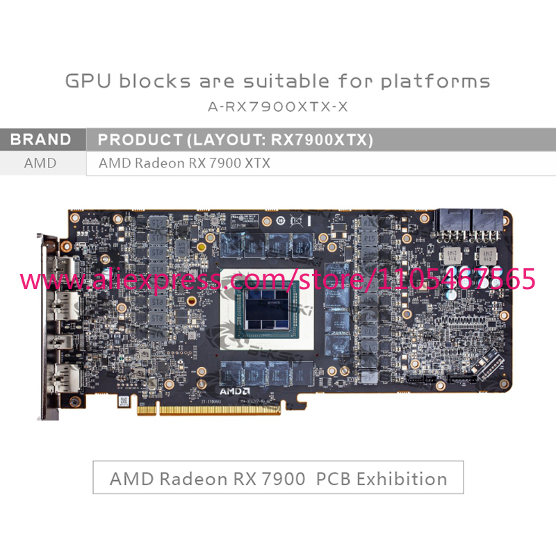 1 шт. Водоблок A-RX7900XTX-X д – обзор и цена Amd Vga Rx 7900 Xtx