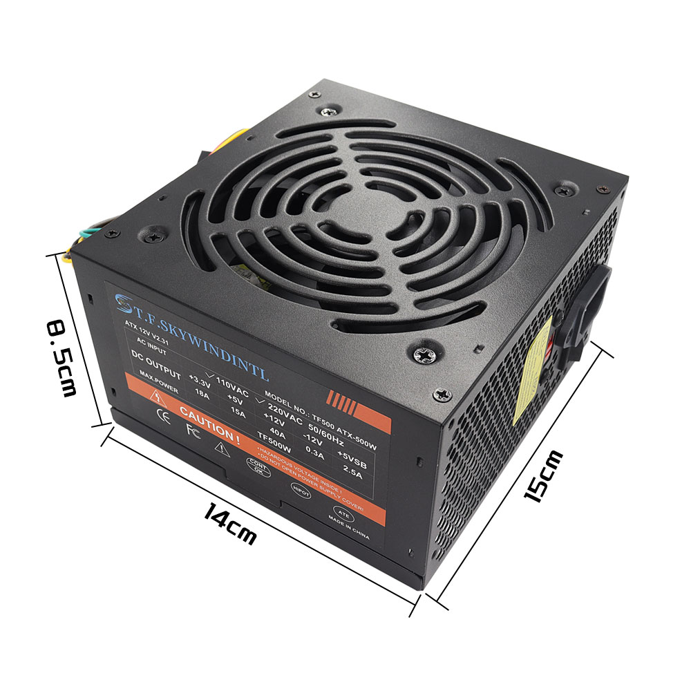 Дешевый 500 Вт черный ATX наст – обзор и цена Pc Gaming Ff