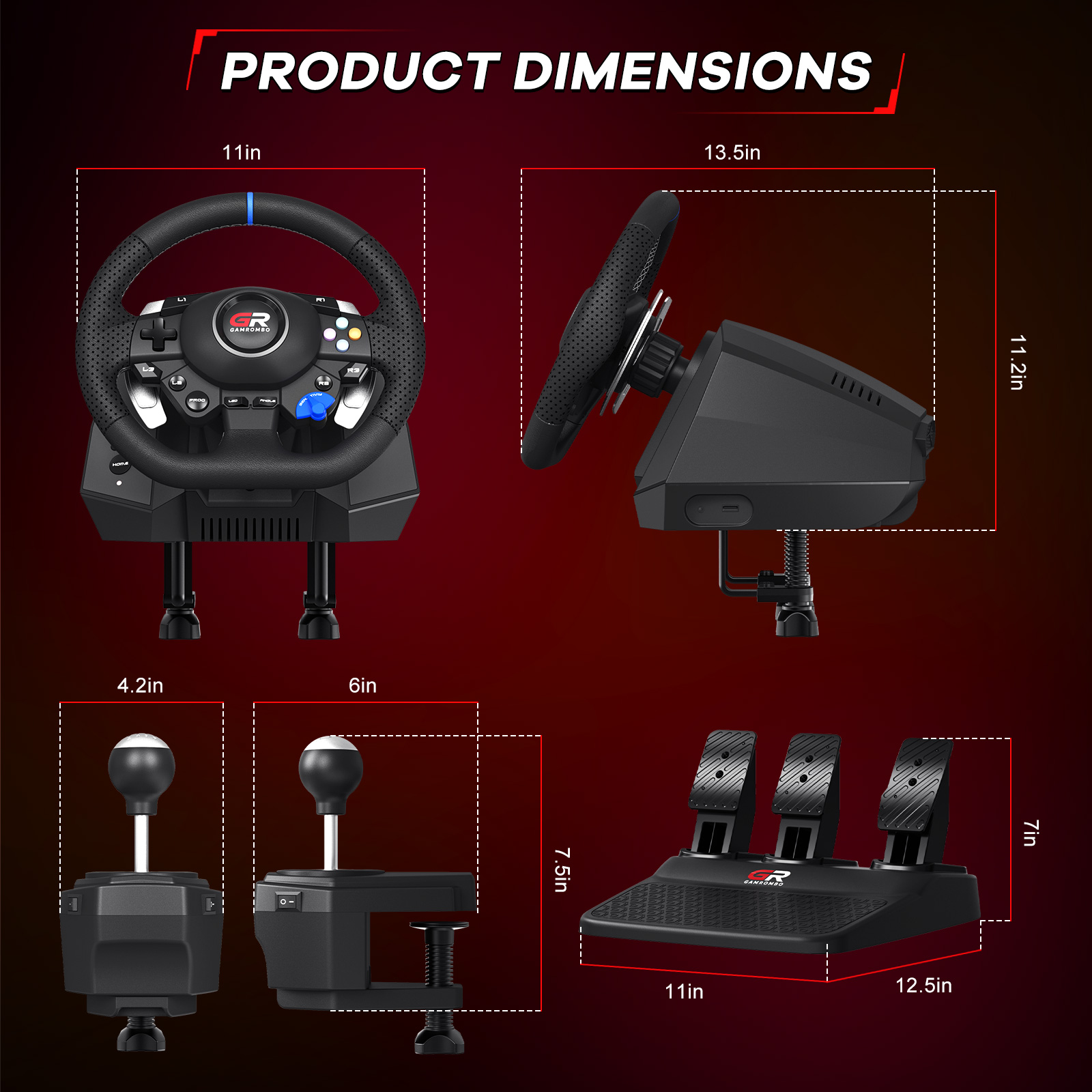Игровой руль F127 для PS5/PS4/ – обзор и цена Pc Gaming Set