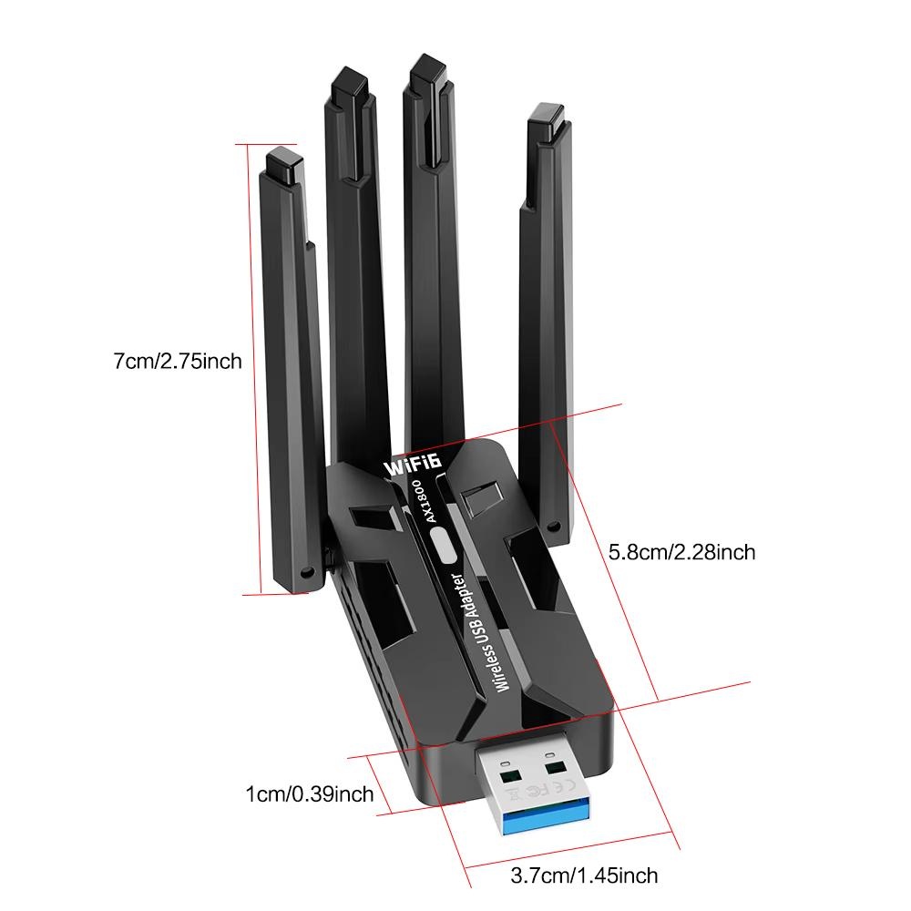 Адаптер Wi-Fi 6 USB 3.0, 1800  – обзор и цена Pc Gaming Second